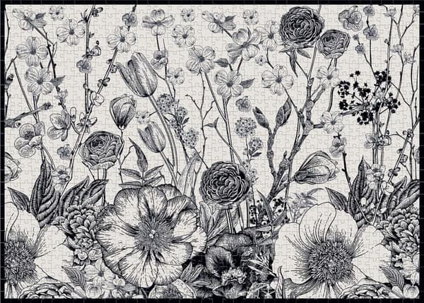 Puslespil 1000 Blomster 1 Interprint