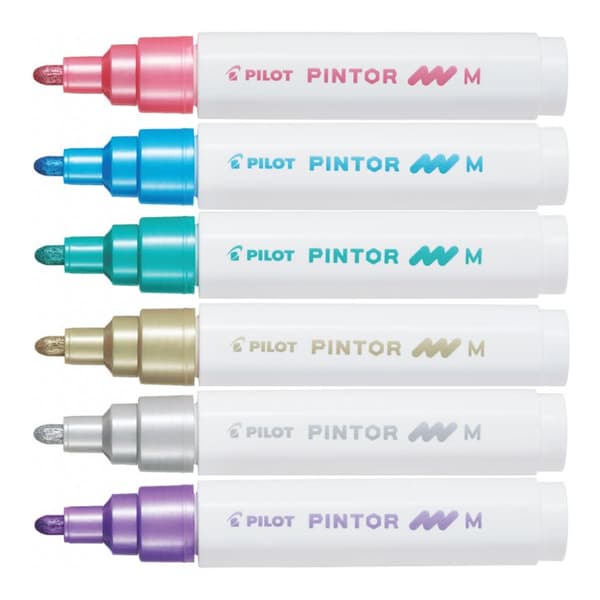 Pilot Pintor Set Metallic Mix markör PISW-PT-M-SET-METAL