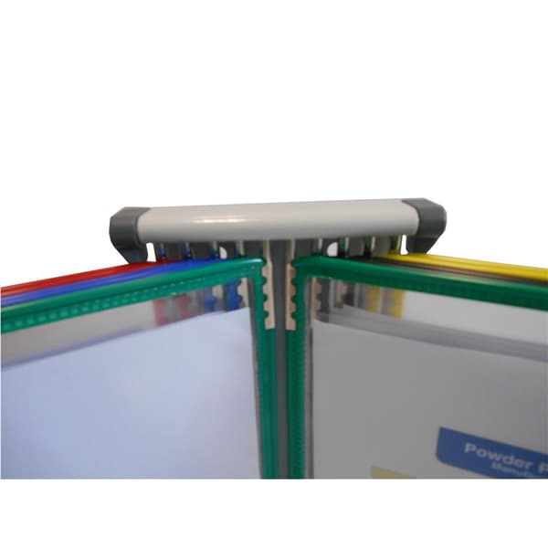 Tarifold A4 väggdisplaysystem +10 blandade färgdisplaypaneler 414109 TR