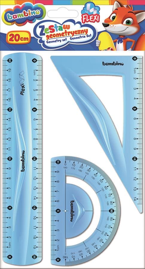 Bambino 3-delt geometrisk sæt 20 cm flexi TO-ZGE-3141-XXX-BAMB-ST