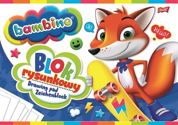 Bambino A4 tegneblok 20 ark LG-A4X-K020-5XX-5245-ZX