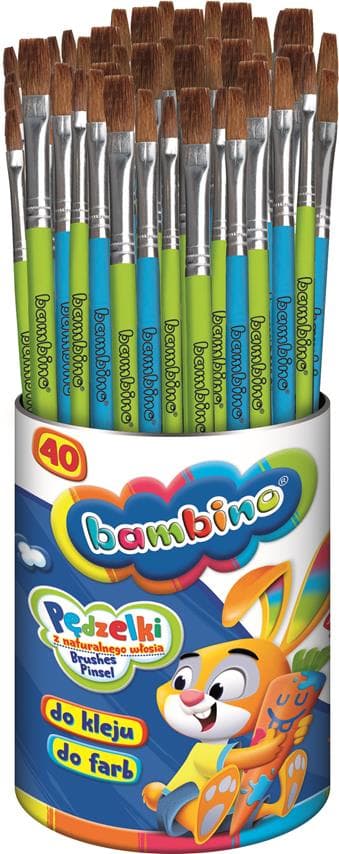 Bambino maling og lim pensler blander 40 stykker i en kop TO-PED-2854-XXX-STAN-XX