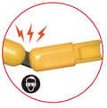 Miniatyrbillede 2 af 5: KDS S-21 Easy Slim Gul Fin-slider 9 mm segmentkniv (1x klinge)