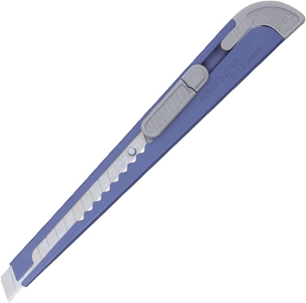 KDS S-13BL Dura Slim Blå 9 mm segmentkniv (3x klinge)