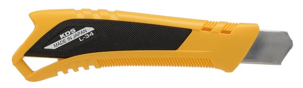 KDS L-34YE Auto Lock Keltainen 18mm Segmenttiveitsi (1x terä)