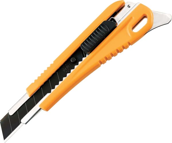 18 mm KDS L-24 MultiPro AutoLock L Gul segmentkniv (1x sort klinge)