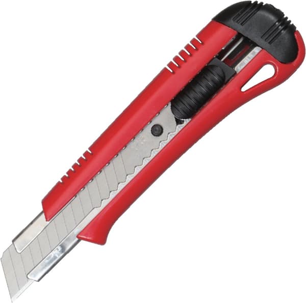 Segmentkniv 18 mm KDS L-18 5H Auto Lock 4 farver (1x 15 segmentblad)