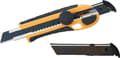 Miniatyrbillede 2 af 6: 18 mm KDS G-16 Grip Fit Twist Lock G Gul segmentkniv (3x sort klinge 0,6 mm)
