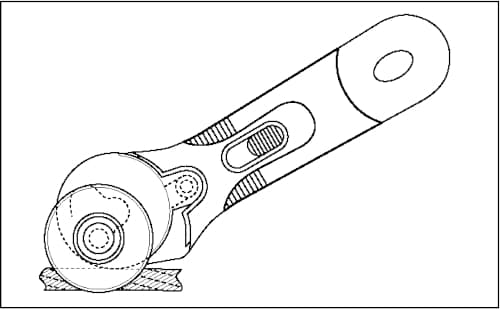KDS RT-45 Grip Fit Rotary 45 Cutter (1x klinge)