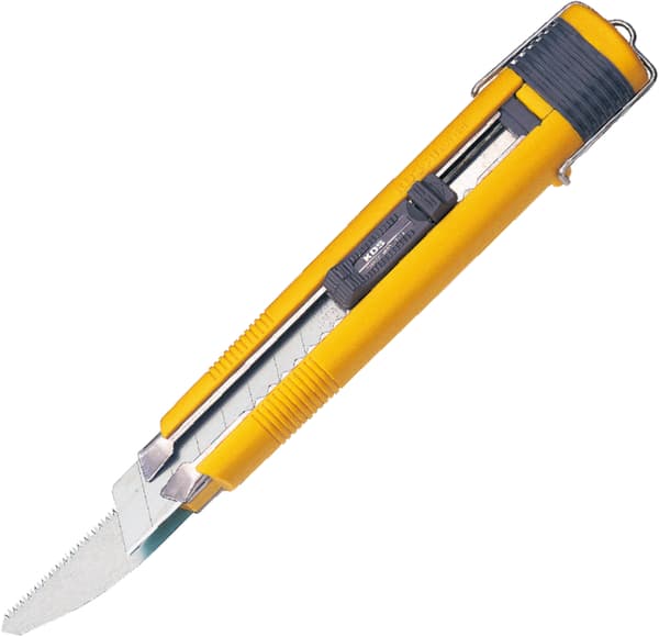 KDS T-11YE Trevejs Gul 3i1 værktøj (18 mm kniv + universalsav + hulsav)