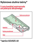 Miniatyrbild 6 av 8: Måttband 5,5m/25mm KDS GGEVO25-55EU Nyloncoat (dubbelsidig, gummerad)