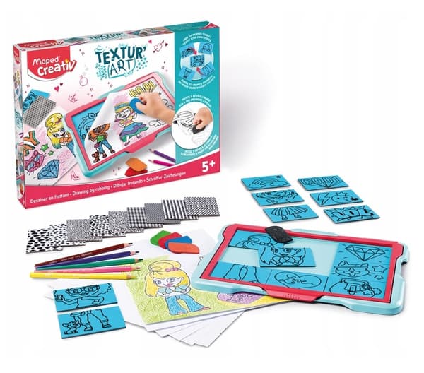 Creativ Maped -taulu Textur'Art muotijäljitys/teksturointi 907046