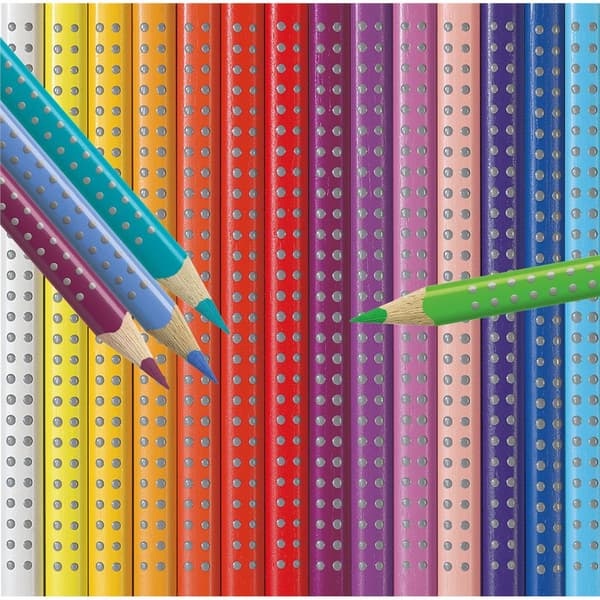 Grip 2001 Faber-Castell Unicorn 10 värikynä + 3 pastellivärikynä + tarrat 201542FC