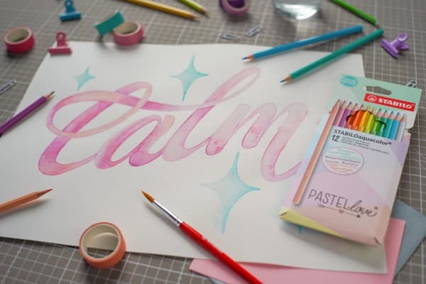 STABILO aquacolor Pastelllove træblyanter papkasse 12 stk 1612-7