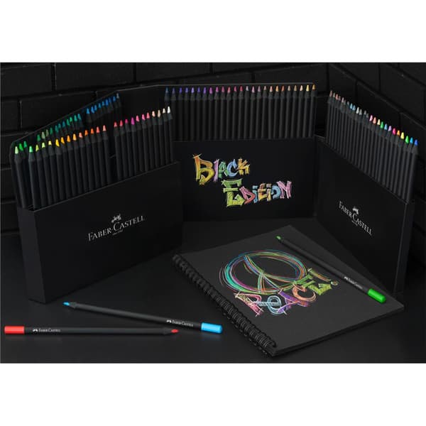 Triangular Black Edition Pennor 100 Kol. Faber-Castell 116411 FC
