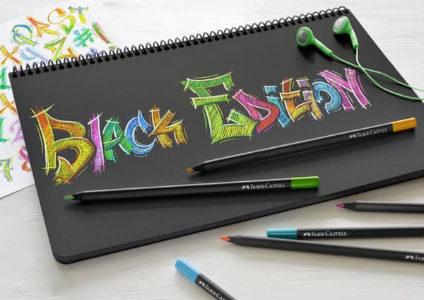 Triangular Black Edition Pennor 100 Kol. Faber-Castell 116411 FC