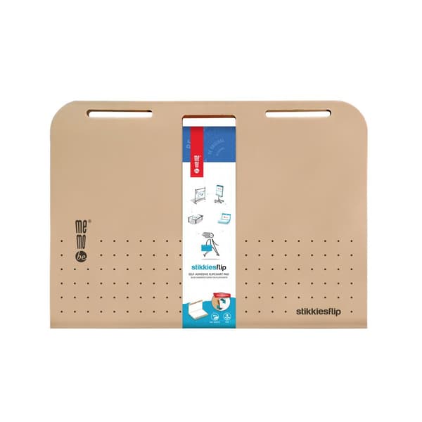 Itsekiinnittyvä alusta fläppitauluille MemoBe STIKKIESFLIP 50 kortit. 70x42cm MB002