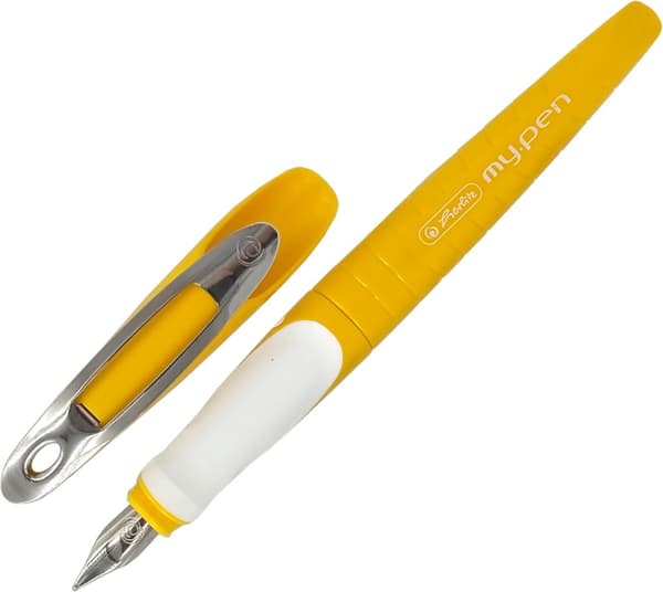 My Pen Herlitz Fyldepen Størrelse L Sennep/Hvid 50041275