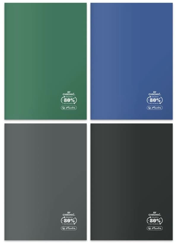 Notebook A4/60 Grid Eco PP Ocean Colors Herlitz 9552431