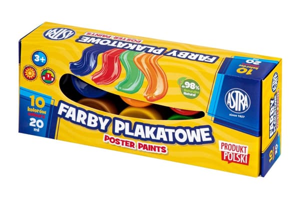 Astra Poster Paints 10Colors 20ml 301123044