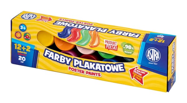 Astra Poster Paints 12+2Colors 301123045