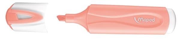 Fluo Peps highlighter pastel mix farve. 6 stk. Mapped kasse 742558