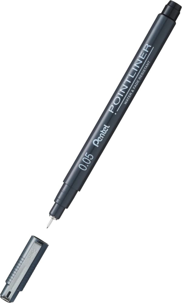 Pentel Tegnepen Sæt med 12 stk. Sort S20P-SET12