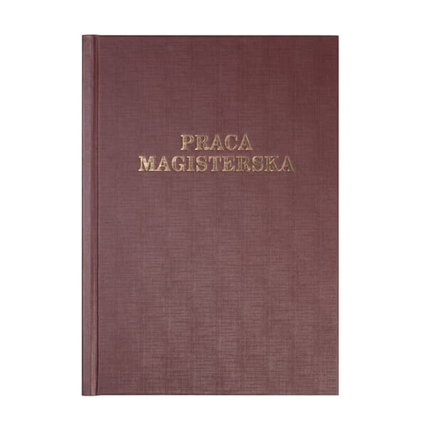 Kansikanava Hard O-Hard (A) Burgundy Pro gradu -tutkielma Kulta