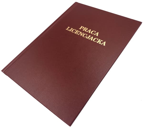 Kansikanava Kova O-Hard (A) Burgundy Kandidaatintyö Kulta