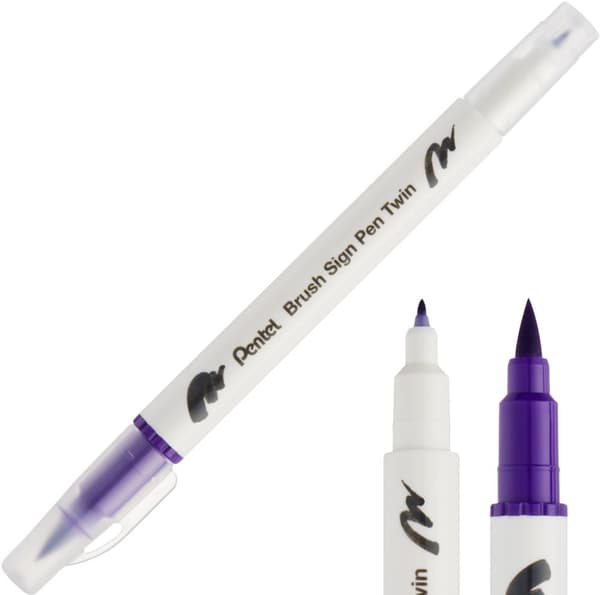 Pentel Dobbeltsidet Violet SESW30C-T108
