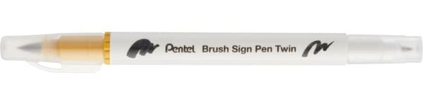 Pensel Marker Pentel Dobbeltsidet Golden Orcha SESW30C-T123