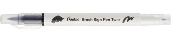 Pensel Marker Pentel Dubbelsidig Svart SESW30C-T101