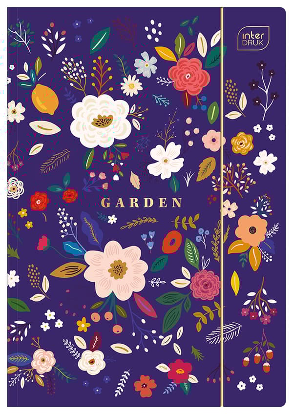 Mappe med gummibånd A4+ HS Garden Interdruk