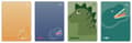 Miniatyrbillede 3 af 5: Notebook A5 16# 70g UV Dinosaurus Intertryk