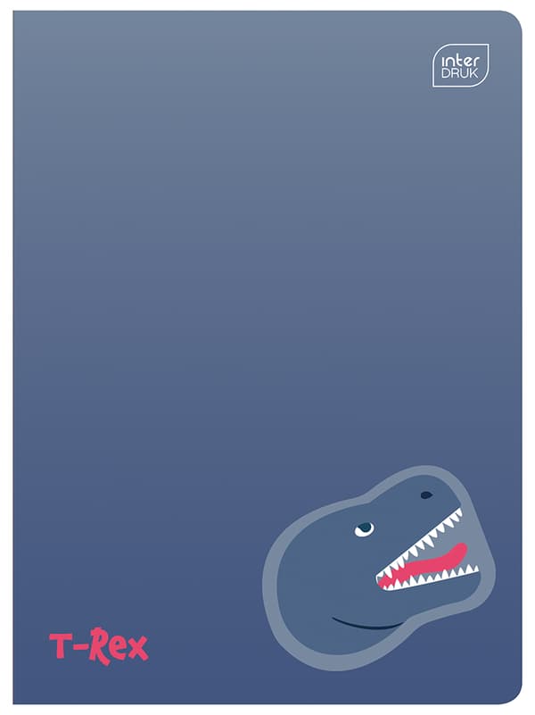 Notebook A5 16# 70g UV Dinosaurus Intertryk