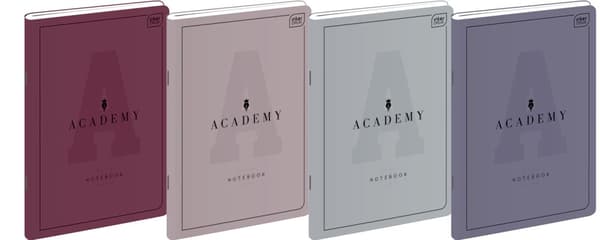 Notebook A5 32# M 90g ACADEMY Intertryk