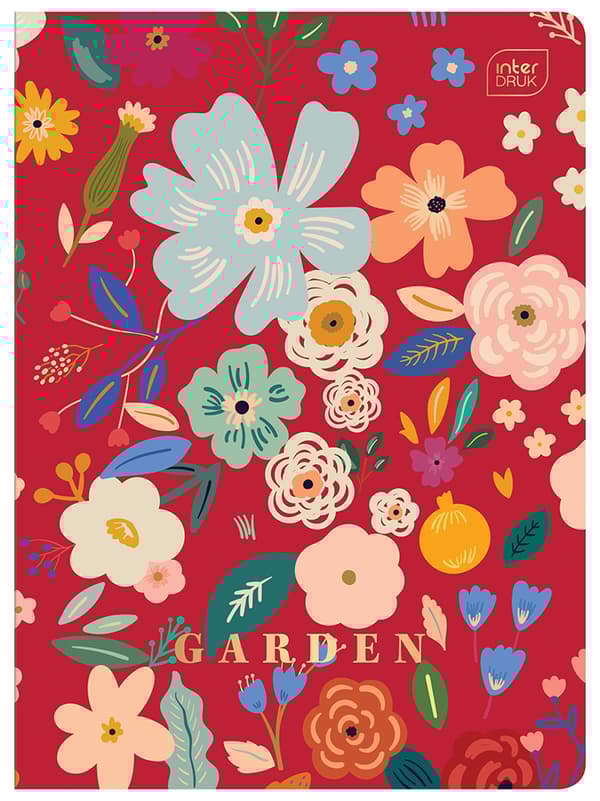 Notebook A5 96# M 70g HS Garden Intertryck