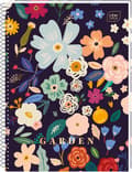 Miniatyrbillede 2 af 4: A4 cirkulær notesbog 80# M 70G med perf HS Garden Interprint