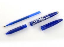 Set med Pilot Frixion blå kulspetspenna 2x + Pilot Frixion Cliker(Mix) Kulspetspenna + Eraser PIBL-FR7-LX1 + CLICKER(MIX) + Eraser