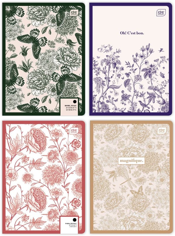 Notebook A5/60 # KRATA UV Trends Girls Interdruk ZE60#TG SET 10X