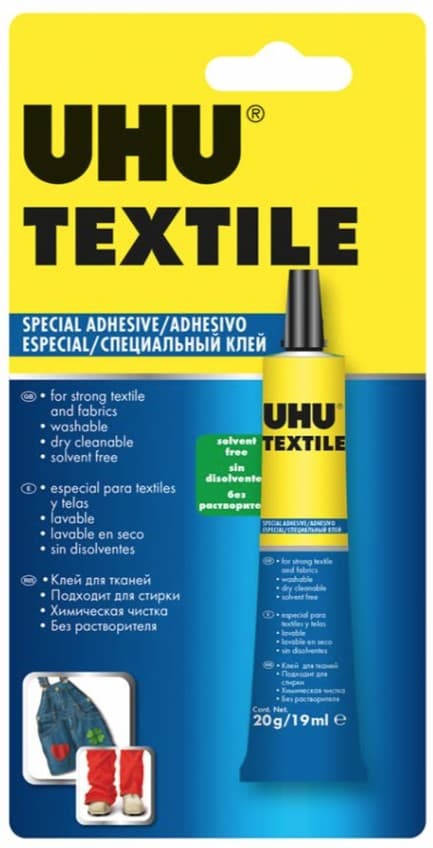 Tekstillim 19ml Blister UHU 40300UHU
