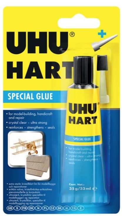 Specialiseret modelleringslim til små dele Hart Blister UHU 35g 38340UHU