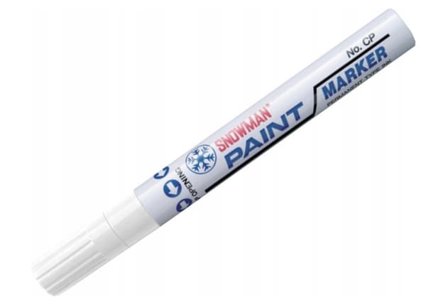Snowman WP-12 Oil Marker Hvid 1,5-3mm