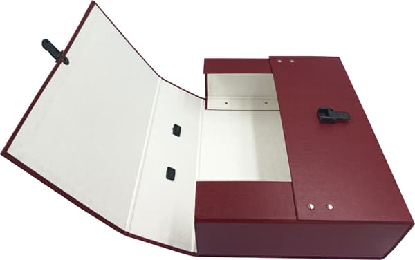Mappe med håndtag Maxi 2 A4/100 Delfin Burgundy