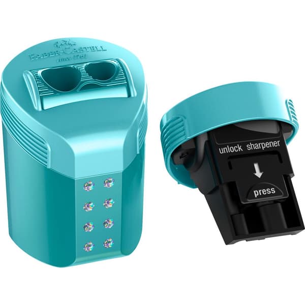 Double Sharpener Rollon Sparkle Mix Färger Faber-Castell