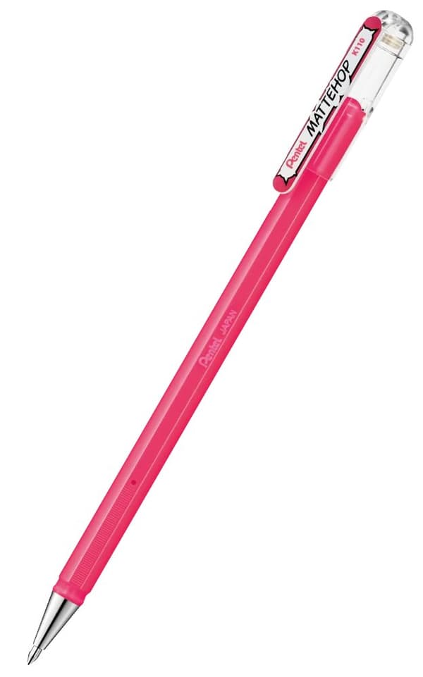 Pentel Mattehop Gel Penne 1,00 mm 4 Farver