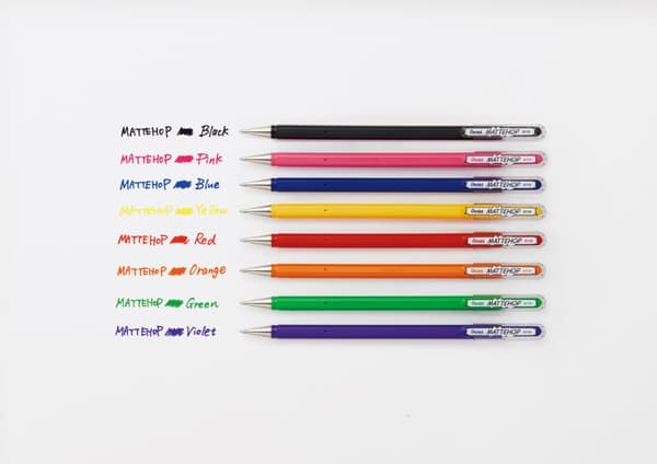 Pentel Mattehop Gel Penne 1,00 mm 4 Farver