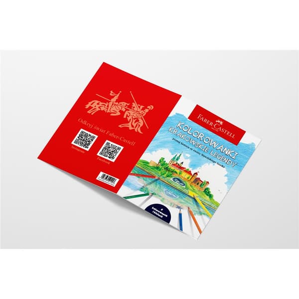 Faber-Castell Castle Pencils Limited Edition Wawel 24 väriä + 3 kaksipuolista lyijykynää + värityskirja