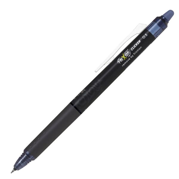 Pilot Frixion Clicker Synergy Automatisk kulspetspenna Marinblå 0,5 med suddgummi PIBLRT-FRP5-BB