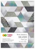 Miniatyrbild 2 av 2: Block Silver A4 10 ark 150-230g Happy Color HA 3820 2030-MS
